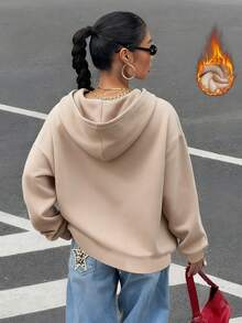 Neuer Stil für Herbst und Winter 2025, ESPRIT-Markenlogo-Design, lockeres und dickes Langarm-Kapuzensweatshirt, warm und bequem, geeignet für den täglichen Gebrauch im Herbst und Winter