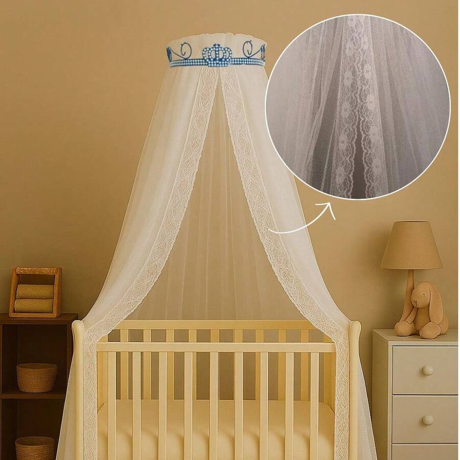 Baby & Kid'S Crib Netting - Màu xanh lam - Xem 1