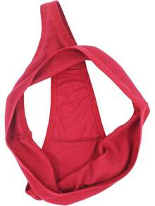 High Waisted Cotton Thongs For Women, Breathable Plus Size Multipack - 黑色*1 紅色*1 裸色*1 深藍色*1 咖啡*1 灰色*1 - 查看 5