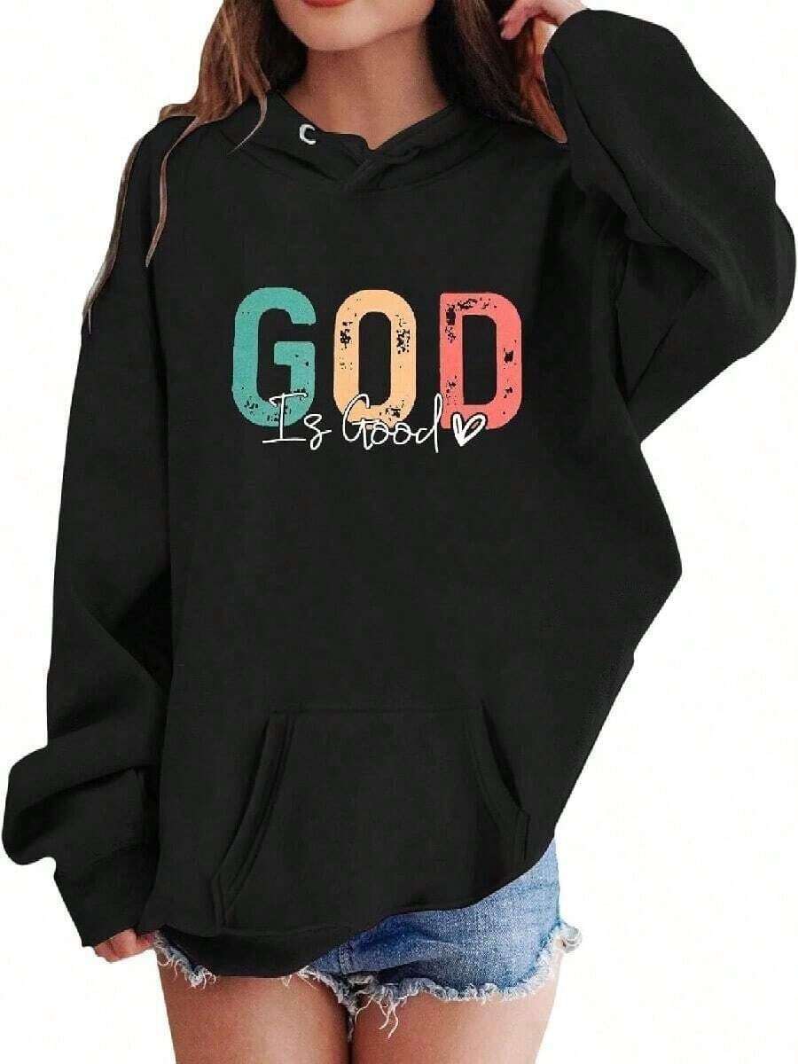 Generisch Hoodie For Girls Boys Long Sleeve Soft Sweatshirt Graphic Hoodie Cute Pullover Top Clothes For Girls Jackets Black,Fall Hoodies,Men's Fall Clothes,Street Wear,Halloween,Mens Hoodies,Y2k Clothes,Jesus Hoodie,Thanksgiving Day,Nightmare Before Christmas,Christmas - màu đen - Xem 1
