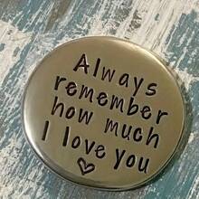 1pcs Handmade Token Of Love - "Always Remember How Much I Love You", Anniversary Gift, Valentine's Day, Wedding Souvenir - Perfect For Him Or Her - 可愛的 - 查看 7