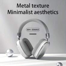 Auriculares inalámbricos, llamadas HD, graves HIFI, batería de larga duración, larga espera, adecuado para deportes, correr, saltar a la cuerda, apariencia de alta gama, compatible con teléfonos inteligentes, baja latencia HIFI, cómodo, enchapado exquisito, regalo de alta gama, giratorio, portátil, cancelación de ruido pasiva, regalo de juegos genial para niñas y niños