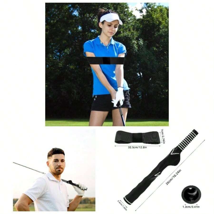 Grip Trainer Swing Correction Armband, Anti - Slip Swing Trainer Practice Training Attachment Correcting Hand Position Grasp And Improving Mechanics - Tay trái - Xem 1