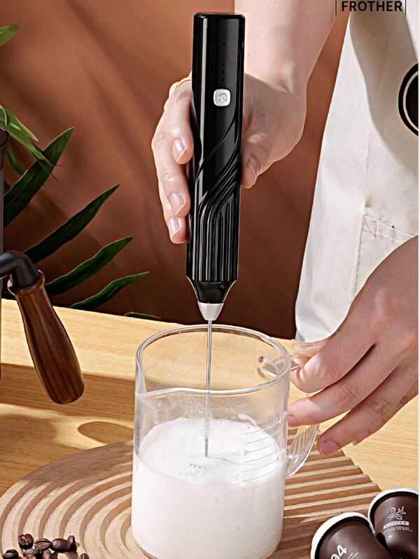 Rechargeable Electric Hand Mixer, Wireless Mini Handheld Milk Frother, Automatic Egg Beater, Cream Whipper