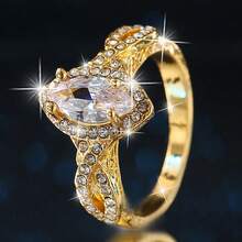 Boho Style Ring Inlaid Black Agate Women's Promise Ring Engagement Wedding Jewelry Suitable For Party And Daily Outfits