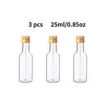 33/3入 0.85oz迷你派對酒瓶，Cheers To 16/21/30/40/50/60/70/80歲生日，附漏斗、生日標籤與瓶蓋，生日主題派對，適用女性男性週年慶祝、男女生日派對慶典、聖誕派對 - 無色 - 查看 14
