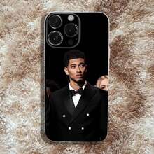 Football J-Jude B-Bellinghams Phone Case Compatible With  17,16,15,14,13,12,11 Pro,Max,Plus,X,XS,XR,SE4,E Mini Transparent Soft Cover, Cover Compatible With  17 Pro Max Case,  17 Pro Case,  17 Case,  16 Pro Max Case - Z1 - Xem 8