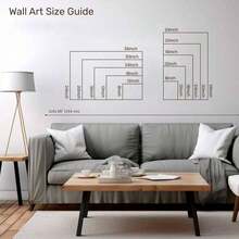 1pc Framed Canvas Wall Art, Watercolor Dense Forest Landscape Art Print Canvas Poster, Ideal Gift For Bedroom Living Room Hallway Dorm Wall Decor - White - View 9