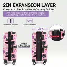 20inch 24inch 28inch Expandable Luggage PC+ABS Hardshell Suicase With TSA LOCK & Spinner Wheels,Carry On Travel Luggage For Men Women,24"/28" Single Checked Suitcase - Hồng - Xem 2