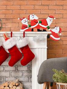 1pc Christmas Decoration, Christmas Ornament, Christmas Reindeer, Santa Claus, Angel With Elder, Holiday Costume, Christmas Holiday, Gift Home Decor Christmas Decorations Room Decor Winter