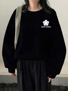 Women Sweatshirts - 黑色 - 查看 1