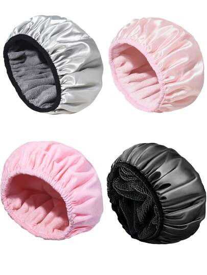 1/3 pezzi Cuffia da doccia riutilizzabile da donna a 3 strati in spugna grossa, adatta per capelli lunghi, cuffia da bagno impermeabile con fodera assorbente, cuffia per asciugare i capelli, accessori per capelli, accessori per barbieri, prodotti per capelli, articoli da viaggio, accessori per capelli, prodotti per capelli ricci, attrezzature per parrucchieri, cuffia, accessori, Natale, barbiere, articoli da viaggio, articoli essenziali da viaggio, acconciatura, parrucchiere, capelli, viaggio, prodotti per capelli, strumenti per capelli, roba per capelli, barbiere, accessori per barbieri, barbiere, attrezzature per parrucchieri