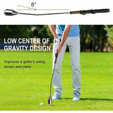 Swing Trainer Aid, Weighted Club Tempo Grip Training Right Left - Handed Golfers, Indoor Outdoor Warm - Practice Accessories - 左撇子 - 查看 5