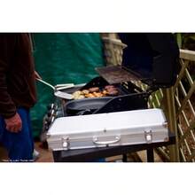 KUHN RIKON Pinzas para Barbacoa, Acero Inoxidable - Juego de herramientas de 5 piezas con estuche - Ver 2