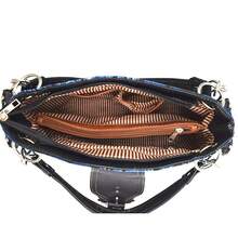 Camouflage Crown Buckle Western Concealed Carry Purse Floral Sparkle Country Handbag Women Shoulder Bag Crossbody Wallet Set - Màu xanh lam - Xem 6