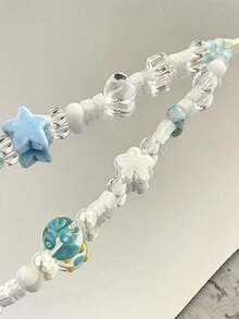 1pc Xuân Hè Vỏ Sao Phong Cách Đại Dương Xanh Dương Nhẹ Nhàng Tự Làm Dây Đeo Điện Thoại Di Động Ngắn Mặt Dây Chuyền Điện Thoại Di Động Tương Thích Với Túi Mặt Dây Chuyền Chìa Khóa Camera Dây Đeo CCD Được Thiết Kế Đặc Biệt Cho Phụ Nữ Quà Tặng Cho Mẹ, Gia Đình, Bạn Bè, Sinh Nhật, Ngày Lễ Dây Đeo Điện Thoại - Nhiều màu - Xem 7