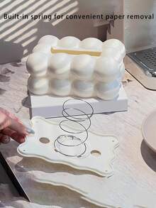 1 Stück großvolumige elegante Wolken Taschentuchbox, moderne luxuriöse Wolken Taschentuchspender, ideales Geschenk zu Weihnachten, Halloween, Erntedankfest, Ostern, geeignet für Wohnzimmer, Schlafzimmer, Esszimmer, Badezimmer, 2 Farboptionen