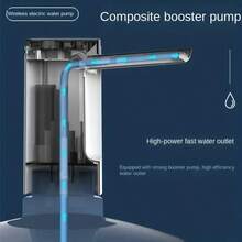 Dispensador de agua automático para botellas de 5 galones - Apagado automático, batería de 1200mAh, pico plegable, función táctil, pantalla LED inteligente, USB C, funcionamiento silencioso, bomba portátil para botellas de agua (Blanco)