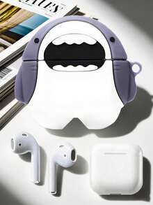 Shark + Black and White Lanyard