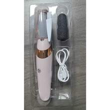 1 Bộ máy tẩy chai chân điện, máy tẩy da chết chân có thể sạc lại, máy mài da chân bằng đá mài (Bao gồm 2 đầu mài thô và mịn, 1 cáp sạc, 1 bàn chải vệ sinh) - Máy mài chân cán dài màu hồng có đèn - Xem 13