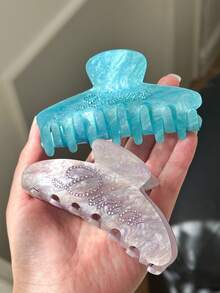 Large Hair Claw Clips For Women, Custom Banana Rhinestone Name Hair Clips, Personalized Hair Clips For Thin Thick Hair, Gifts For Girls, Wife, Couples - Multicolor - View 3