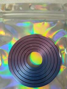 1pc 3D Fidget Ring Spinner Toy For Adults, Creative & Portable