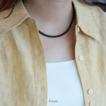 1pc Minimalist Vintage Red Beaded Necklace, Elegant Choker Necklace