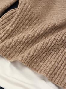 女士休闲可爱短款拉链连帽修身针织开衫，长袖日常通勤百搭针织外套，秋冬街头风Y2K