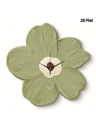 2D Flat 1pc Moderne Creative Home Healing Flowers Wand Clock, Ultra Quiet Quartz Movement, No Ticking Sound, ation Painting Klok Living Room, Bedroom Office, able Watch, Unique Personalized, Clear Reading Time, In Bedroom, Studio, Ho Study, Kitchen Cafe, Perfect Family Friends Room view 10