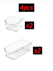 1 zestaw 12/7/6/4 szt., pudełko do przechowywania kosmetyków na blacie stołu, przezroczyste pudełko do przechowywania na toaletkę, odpowiednie do przechowywania kosmetyków, biżuterii, różnych drobnych przedmiotów