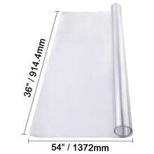 Plastic Tablecloth, 36 X 54 Inches, 1.5 Mm Thick, Clear Table Protector, Rectangular PVC Desk Pad, Waterproof And Easy-Clean Desk Mat, Table Cover, For Office, Dresser, Dining Room Table, Nightstand - 36x54 Zoll 1,5 mm - Xem 10