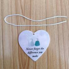 1 Peça Decoração de Amizade em Forma de Coração de Vidro do Mar 2025 - Presente de Aniversário, Presente de Natal, Presente Perfeito, Colecionável, Colecionador de Hobby, Brinquedos de Costura, Brinquedos de Viagem, Brinquedos Fidget de Sala de Aula, Mini Coisas, Brinquedos de Banho, Papelaria de Natal, Bola Anti-Estresse