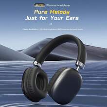 Auriculares inalámbricos, llamadas HD, graves HIFI, batería de larga duración, larga espera, adecuado para deportes, correr, saltar a la cuerda, apariencia de alta gama, compatible con teléfonos inteligentes, baja latencia HIFI, cómodo, enchapado exquisito, regalo de alta gama, giratorio, portátil, cancelación de ruido pasiva, regalo de juegos genial para niñas y niños