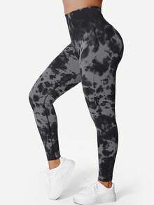 Women Sports Leggings - 灰色 - 查看 3
