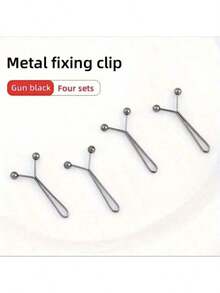 4/8pcs Invisible Waist Cincher Metal Clips - Adjustable, Shorten Pants Length, Hem Shortener, Fashion Jeans & Clothing Accessory, Easy To Use, Comfortable & Versatile - Multicolor - View 18