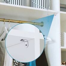 Soportes de Esquina en L, 50 pack Soportes de Acero Inoxidable en L para Estantes 90 Grados, con Tornillos Soporte de Esquina de Metal, Soporte de Angulo Recto Pequeo 20mm - 20 mm - Ver 5