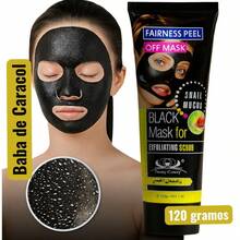Mascarilla Baba de Caracol Eliminador Puntos Negros Aclarante 120ml - Negro - Ver 1