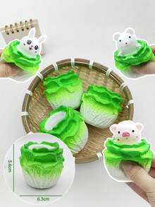 1/4个可爱卡通小猪爆炸玩具，趣味搞怪礼物，适合儿童、青少年和成人，可作为减压玩具，可爱卡通设计，适合旅行和玩耍，适合自闭症儿童，适合作为复活节、万圣节、感恩节、生日礼物，挤压式趣味新奇玩具，蓝色适合男孩，粉色适合女孩，适合放入复活节篮子和圣诞袜中。（手工涂漆部分可能存在轻微错位。） - 彩色 - 查看 4