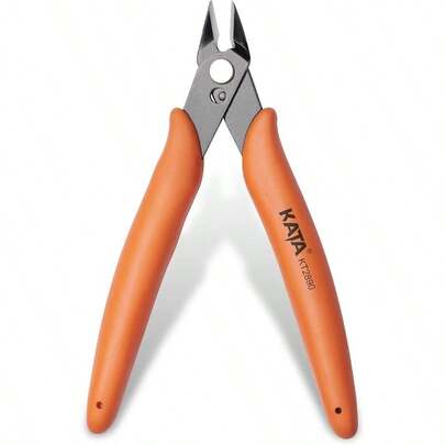 Micro Wire Cutters Pliers: Precision Flush Cutter Tools Jewelry Making - 5 - Inch Small Zip Tie Cutter Nippers - Wire Side Cutting Snips Electronics, Hobby Plastic Models,