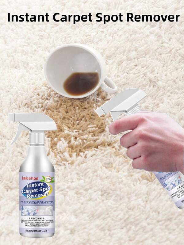 jakehoe Carpet Stain Remover & Cleaner - Effectively Removes Stubborn Stains And Deeply Cleans Carpets, Leaving Them Looking Fresh And Renewed