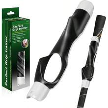 Grip Trainer, Club Grip Trainer Right Hand, Grip Swing Training Aid Golfer Proper Hand Position, Attaches To Most Handles - Xám - Xem 2