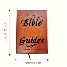 66 Page Undecided Bible Research Guide Notebook - Elegant Brown Cover With Floral Design, Flexible Binding For Prayer Diaries, Bible Notes, And Daily Scripture Reflections, Inspiring Cover Design, High-Quality Paper Material - màu nâu - Xem 4