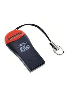 5 Pack Mini Micro SD Card Reader Compact Portable Design Ideal For Data Transfer, Universal Compatibility, Durable Quality And Easy To Use - Black - View 3