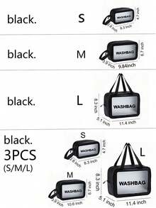 1pc Large Capacity Waterproof Makeup Storage Bag With Clear Portable Design And Double Handles - Perfect For Organizing Cosmetics And Toiletries Makeup Bag Make Up Organizer Toiletry Bag Cosmetic Bag Wash Bag For Travel Back To School Bathroom Dorm Essentials Travel Essentials Beach Bag Beach Essentials Beach Towel Organizer