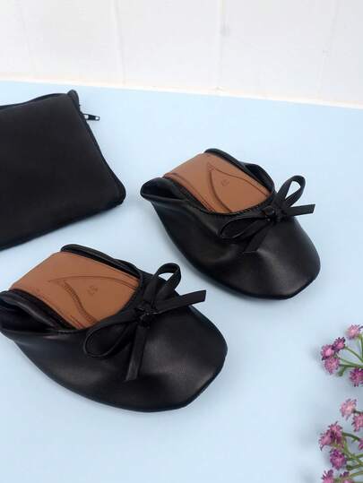 Zapatos de baile plegables, livianos y transpirables, de uso casual, suaves y cómodos, con estampado de mariposas y flores, versátiles y clásicos, para mujer