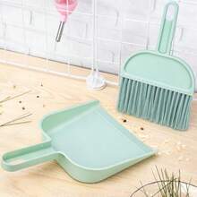 Cage Cleaner For Guinea Pigs Mini Dustpan And Brush Set For Chinchilla/Hamster/Bunny Small Animals Waste Cleaning Tool Kit - Blue - View 3