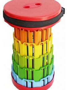 Banco Arcoiris Pegable Portatil Retractil - Rojo - Ver 1