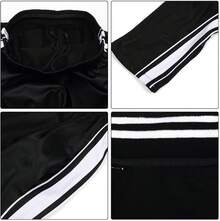 Mens 2 Piece Tracksuit Sets Casual Jogging Sweat Suits, Activewear - Black10 - View 5