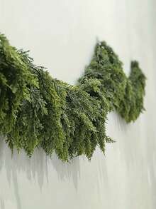 9FT/6FT Artificial Cedar Christmas Garland Real Touch Realistic Soft And Thickness Garland Faux Full Greenery Holiday Garland For Mantel, Fireplace, Front Door, Indoor Outdoor Xmas Decoration- Home Winter Holiday Party Decor Home Decor Christmas Decorations Room Decor