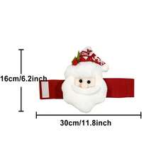 1/2pcs Christmas Holiday Decor Santa Claus Snowman Retro Plaid Curtain Buckle Rings, Window Curtain Tie Backs, Holiday Decorations, Window Display Christmas Decorations Christmas Decoration Christmas Decorations Home Room Decor Home Decor - Multicolor - View 10